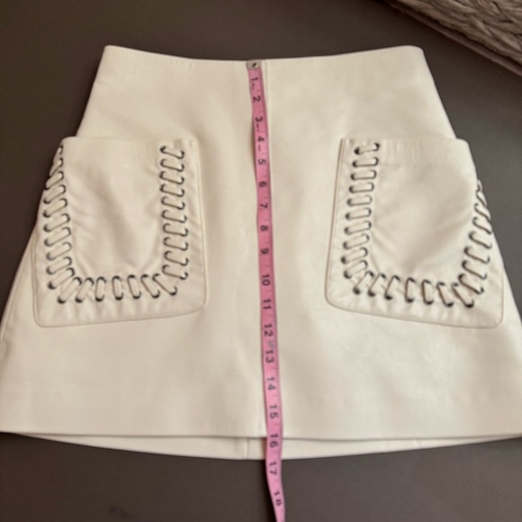 H&M EDIT COATED MINI SKIRT - Picture 8 of 13